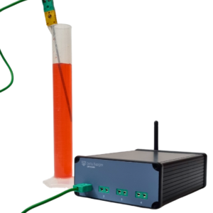 DB110-04W 4-channel thermocouple data logger front view